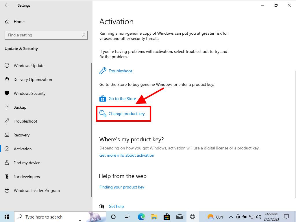 how to change windows 10 pro to home edition