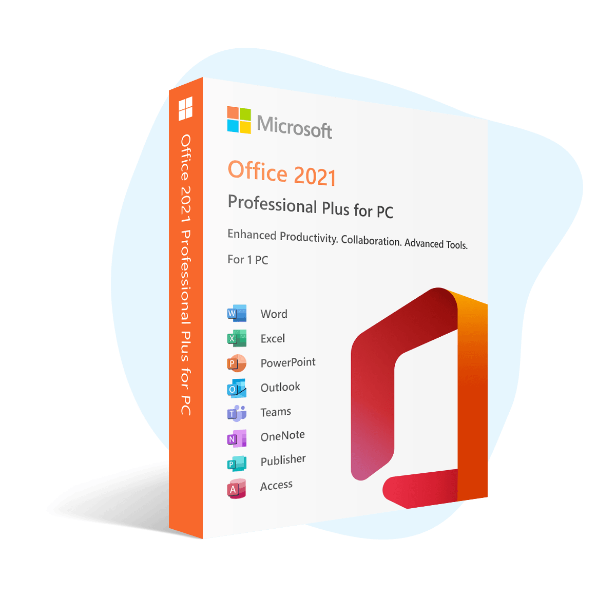 Microsoft Office 2021 Pro Plus Licencia Digital 5 PC