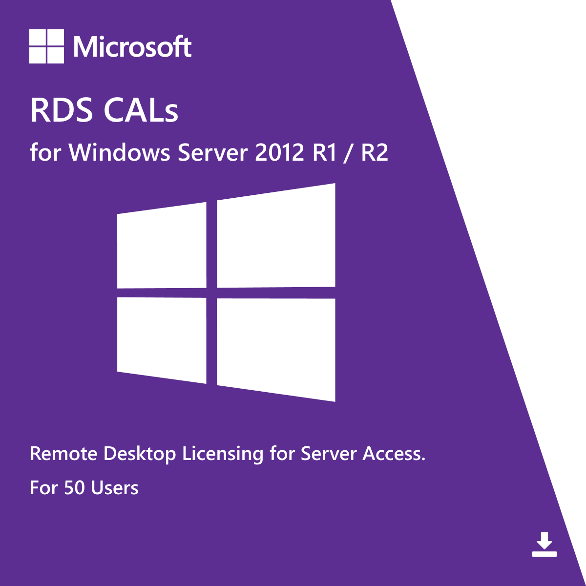 Buy Rds Cals For Windows Server 2012 R1 R2 50 Users Original License Rapid 0194